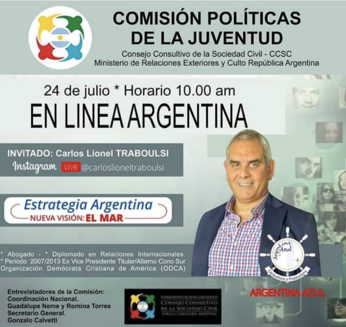 Estrategia Argentina, nueva visión: el mar | conduce Carlos L. Traboulsi | lunes a viernes 22 hs