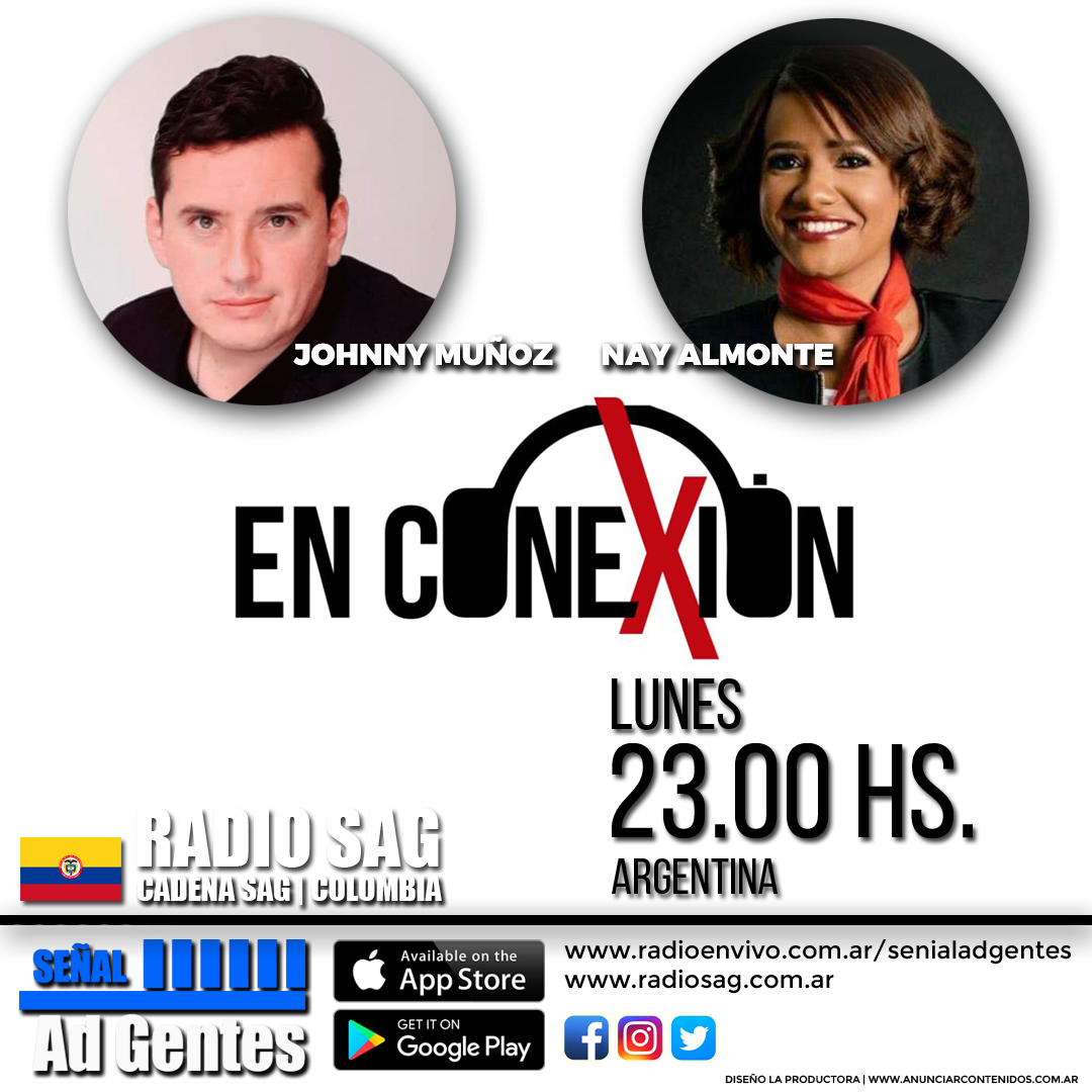 Gracias Marco Antonio Espín por compartir En Conexión music con Jhonny Muñoz y Nai Almonte | RADIOSAG | lunes 23 hs (ARG)
